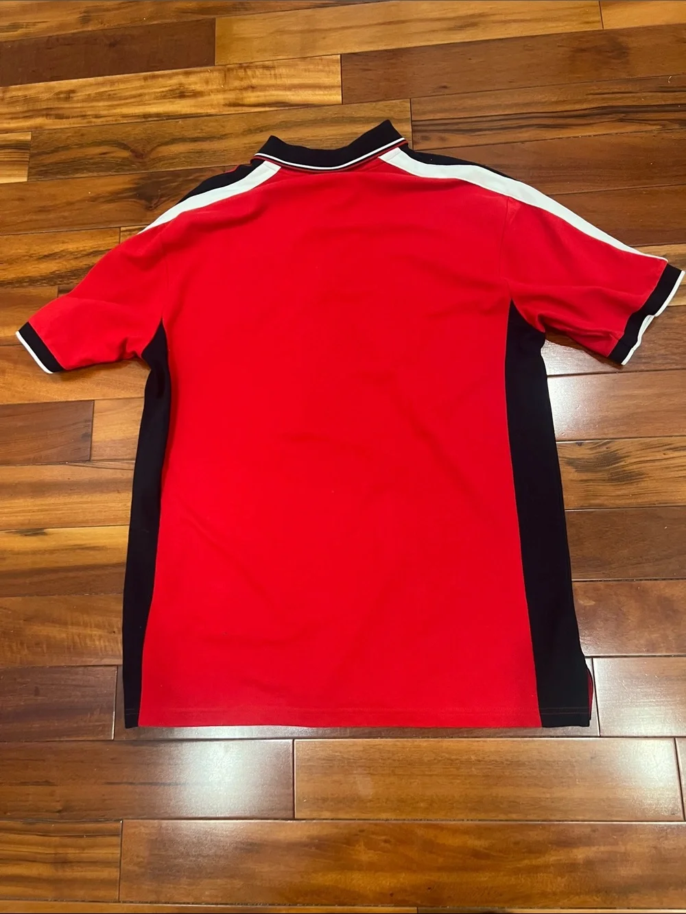 Polo by Ralph Lauren Red Polo with Black Side Panels Men’s LGTL